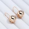 Gold Hollow Ball Drop Earrings for Women Costume Jewelry Fashion Accessories