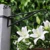 Adjustable Metal Bracket 4PCS Plant Hanger Bracket, Wall Mounted Vertical Hooks, Backyard Hanging Planter Strong Load-bearing Capacity Brackets
