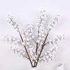 1Pcs Artificial White Berries Stems Christmas Berry Branches For Flowers Arrangements&Home DIY Crafts Fake Snow Tree Decorations