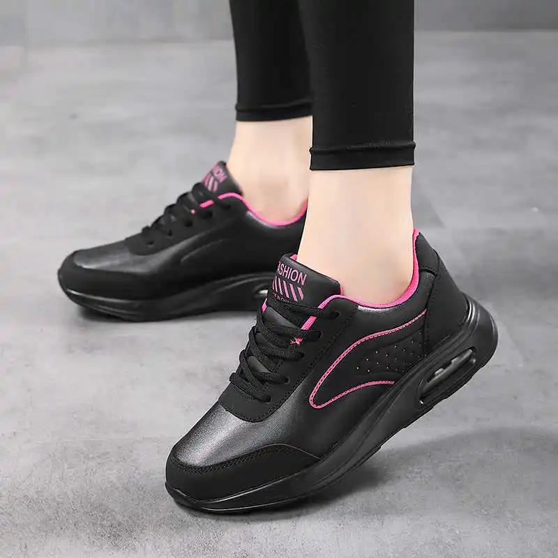 Platform Demi-season Women's Sneakers With High Top Women's Vintage Shoes Ankle Boots Women Sport Sporty Pie Sneakersy