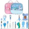 Baby Care Kit Baby Nail Clippers Nasal Aspirator Nose Cleaning Tool Safety Comb Brush 10-Piece Set Specially Designed for Bags