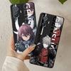 Black Soft Bumper Case For Samsung Galaxy S23 5g S21 S20 S22 Note 20 Ultra 10 Plus 8 9 Genshion Impact Tartaglia Anime Cover