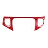 Red Carbon Fiber Passenger Dashboard Cover Trim For Chevrolet Corvette C5 98-04