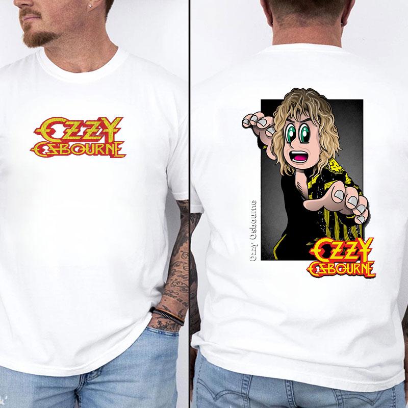 

Playeras Ozzy Osbourne T Shirt Bat Blizzard of Ozzy Smoke Camisetas Cotton Unisex Goth Y2k Clothes New Picture Retro Style Tee 5XL різнокольоровий