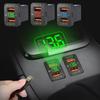 Dual USB Automotive Charger QC3.0 Phone Fast Charge Automatic Adapter LED Voltmeter Socket  12-24V
