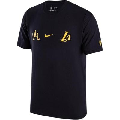 X NBA Los Angeles Lakers Loose Casual Short Sleeve T-Shirt Men Tops Black FN2007-010