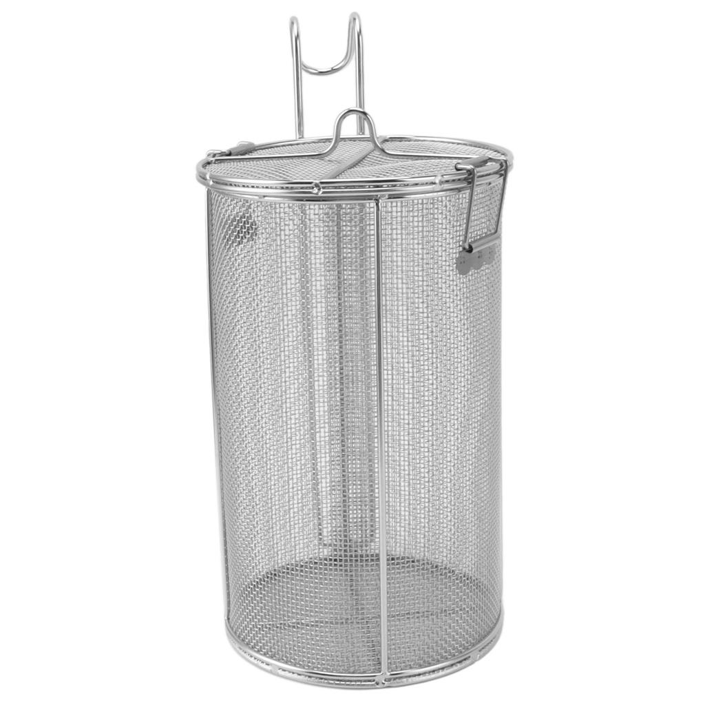 Stainless Steel Spice Seasoning Strainer Collapsible Telescopic Handle Soup Seasonings Seperation Basket for Cooking