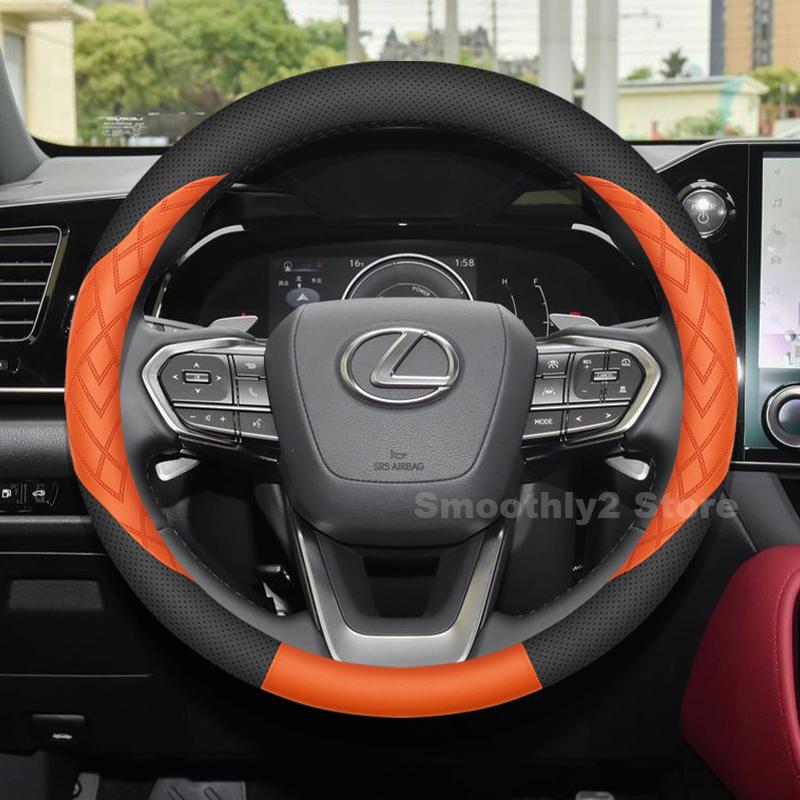 Leather Car Steering Wheel Cover For Lexus NX450h+ NX250 NX350 NX350h NX350 F Sport 2025 Covers For Covers Auto Accessories 2026