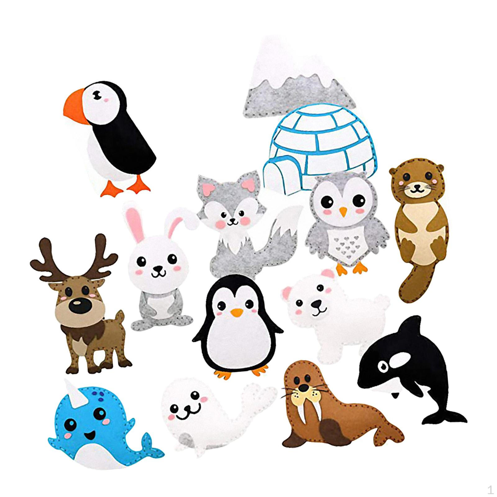 Animals Sewing Kit Creative Projects Make Your Own Winter Kits