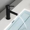 Alba Round Matte Black Bidet Mixer Tap Faucet Adjustable Aerator Anal Cleaning Bathroom Taps Single Hole Clean Small Faucet