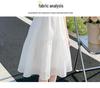 Girls' Summer White Princess Dress with Fairy Doll Collar