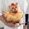 Cute Rooster Cat Plush Toys Realistic Looking Rooster Hen Plush Pendant  Kids Toy
