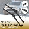 BROSHOO Car Wiper Blade Natural Rubber 24"+16" 2006- For Chevrolet Captiva Front Windshield Windscreen Cars Accessories