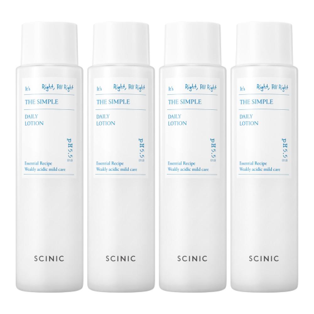 

Scinic Simple Daily Lotion 145ml 4pcs NONE