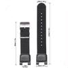 24mm Premium Nylon Armband für Casio SGW-100 PAS-400B GW-3000B GW-3500B Herren Sportuhr Zubehör Uhrenarmband Armband