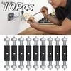 10pcs Wall Switch Socket Cassette Repairer Adjustable Cassette Screws Support Rod With Wrench 86/118 Type Electrical Accessories