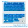 Full Transparent Transparent Keycaps Ice Transparent Color Keycaps Mechanical Keyboard Keycaps Crystal Clear ABS