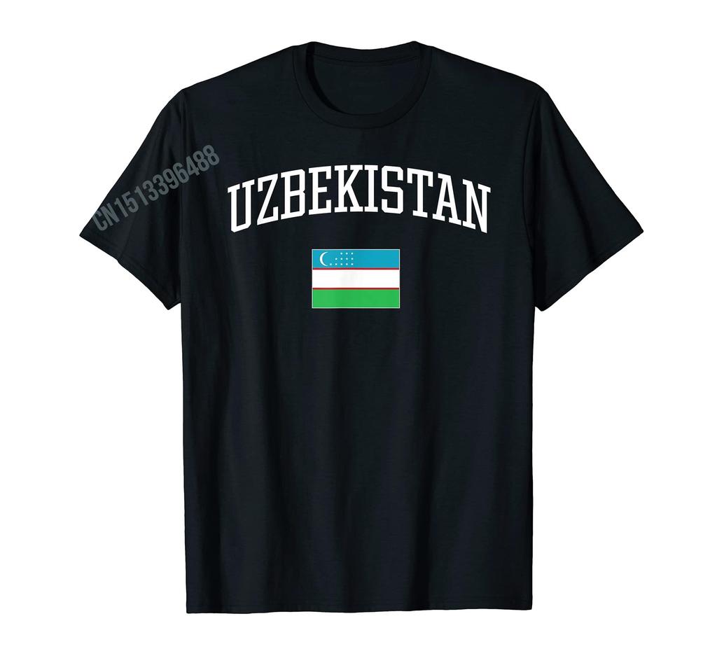 Men Women T Shirt More Design Uzbekistan Uzbek Tashkent Xumo Flag TShirt Tops 100 Cotton  Tees
