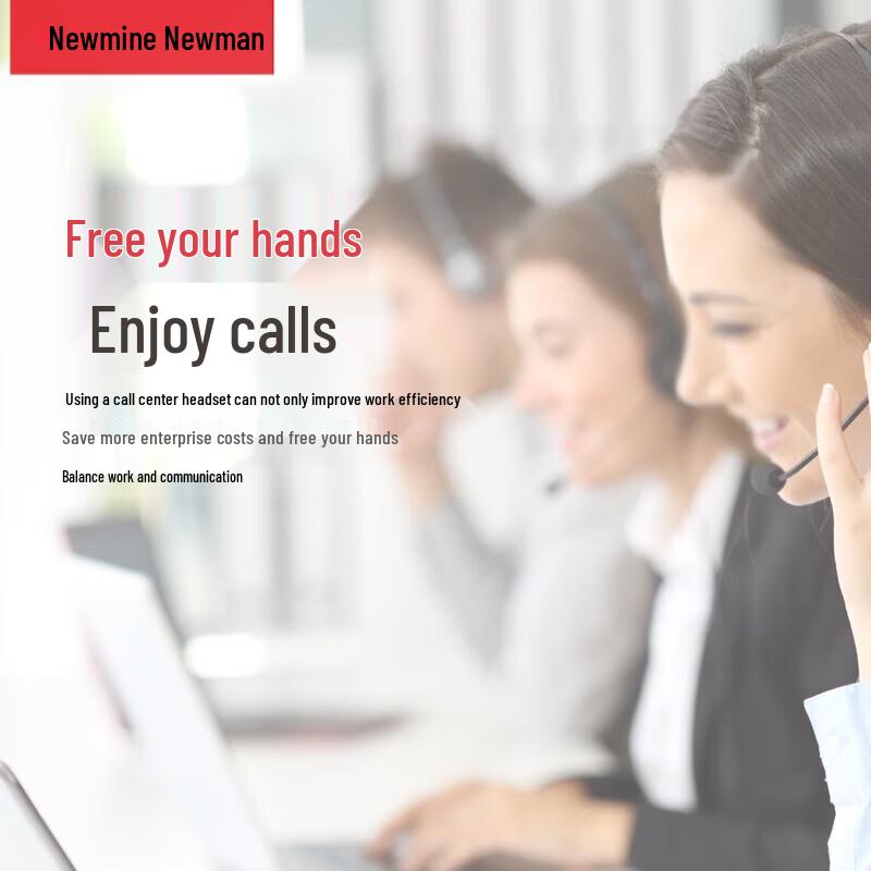 Newman NM-HW800D USB Call Center Headset (CN version)