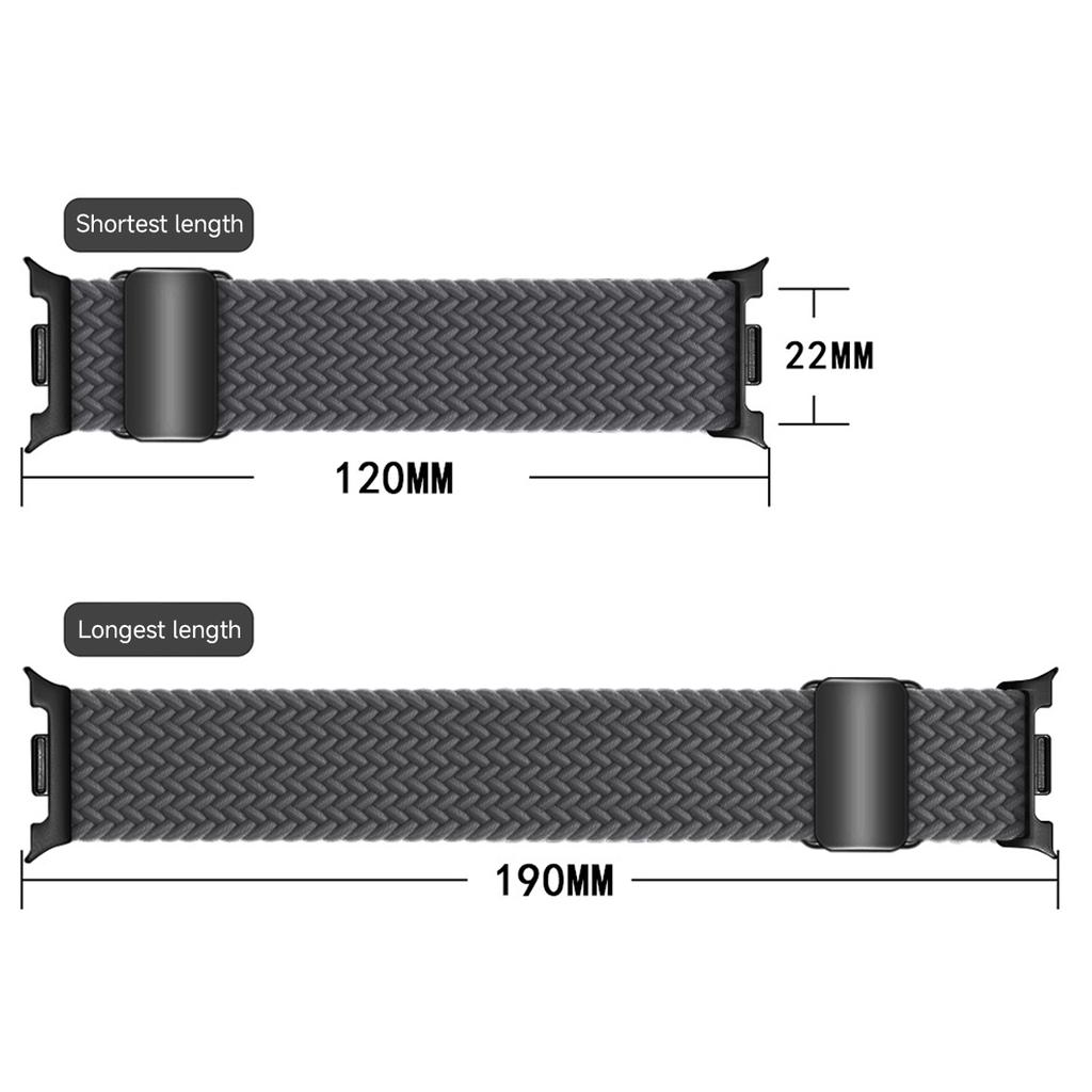 Nylon Woven Strap for Galaxy Watch 8/8 Classic 46mm 44mm 40mm Magnetic Buckle Sport Bracelet Correa for Samsung Watch 8 Band