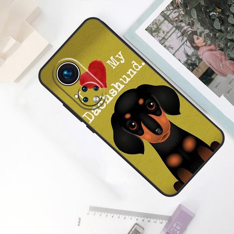 

Cartoon Dachshund Sausage Dog For Honor Magic 8 Pro 6 7 Lite Case For Honor 200 400 50 70 90 X8c X8b X9a X9b X9c X9d Win RT Honor Magic6 Pro