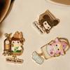 POP MART Pucky Elf Bunny Café Collection, Badge Mystery Boxes, Single Blind Box