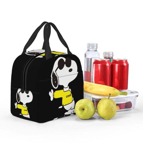 Snoopy Lunch Bag with Insulated Storage, Large Capacity, Perfect for Commuting To School or Work