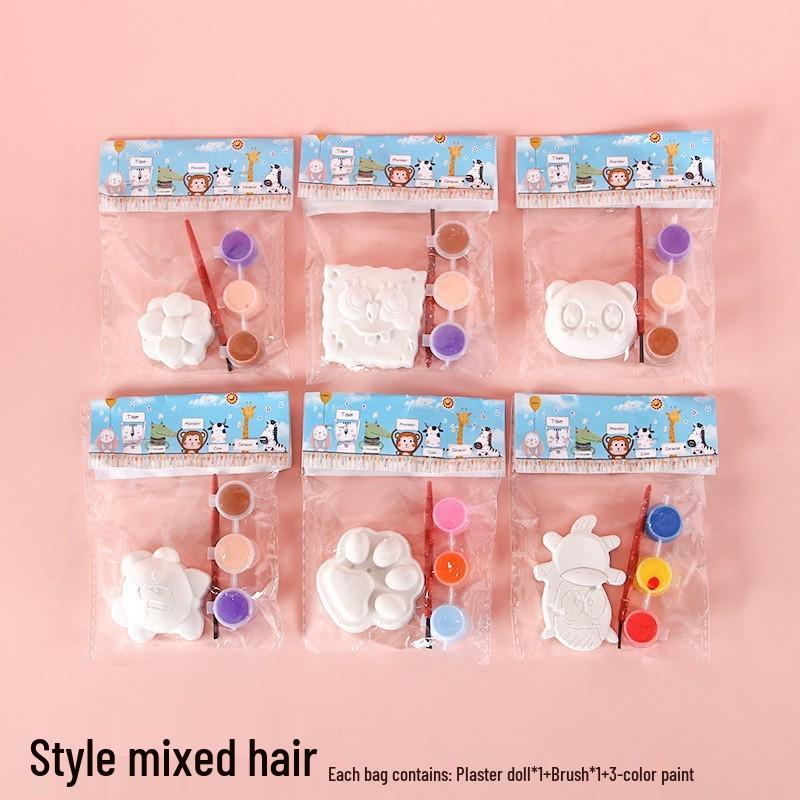 Children s Day Plaster Doll Coloring DIY Toy Set - Perfect for June 1st Gifts