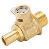 Valvola di Scarico Olio Motore F110N con Clip a Leva LC-10 3/8-18 NPT Ottone Funzionamento One Touch per Furgone Auto Camion Leggero