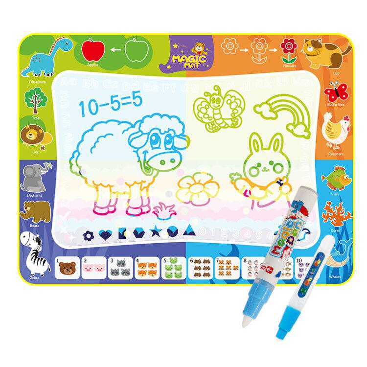 Children s Magic Water Canvas Doodle Mat - Large 120x90cm Educational Drawing Toy