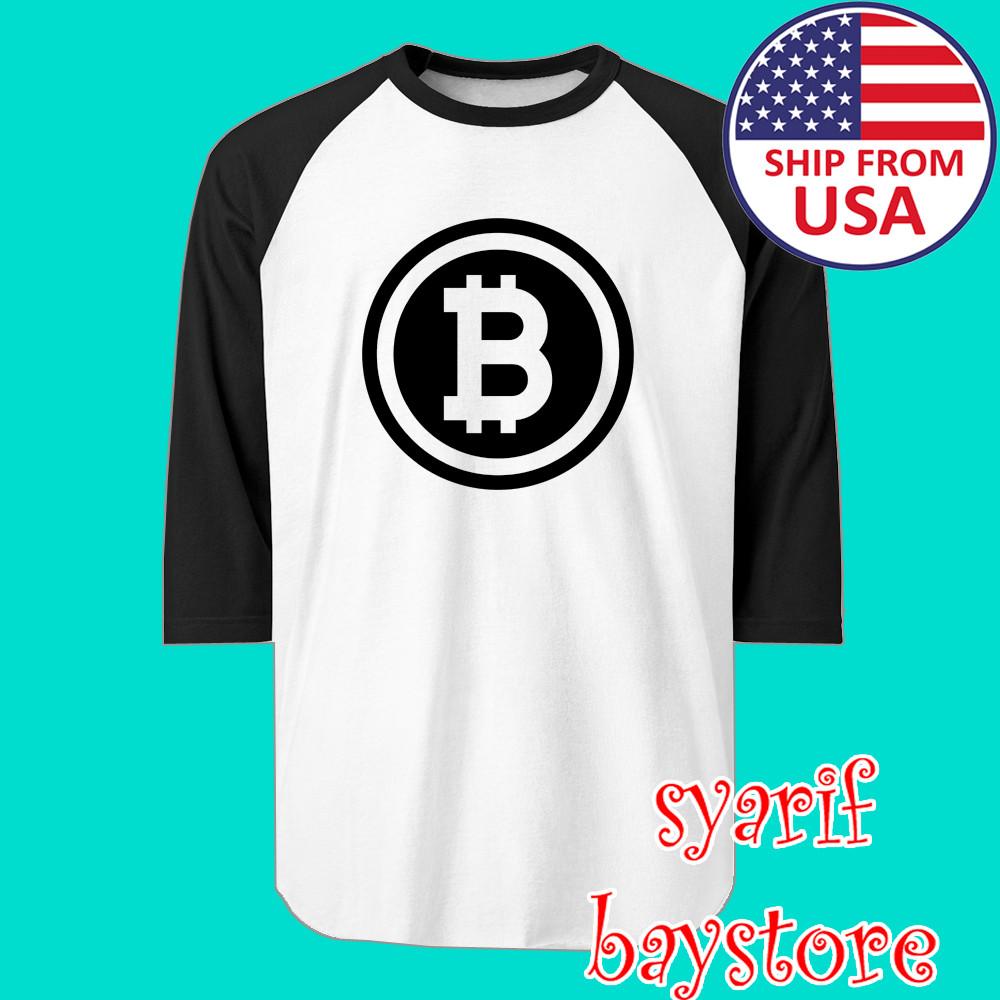 

Bitcoin Men#039;s Raglan White Black Size S to 2XL Unisex T-Shirt XL