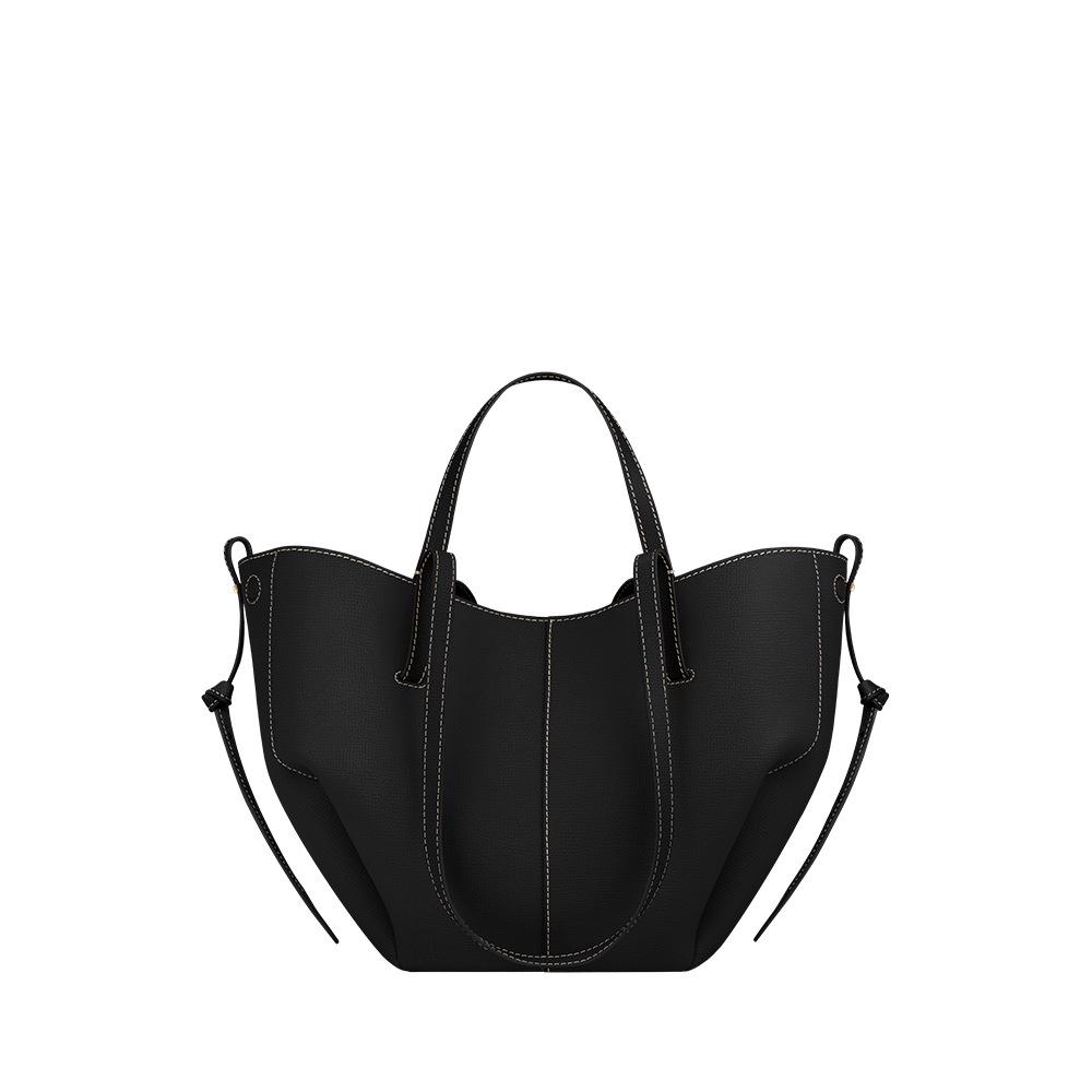 Kabelka crossbody z pravé kůže - Niche designová taška přes rameno, Velkokapacitní pro ženy