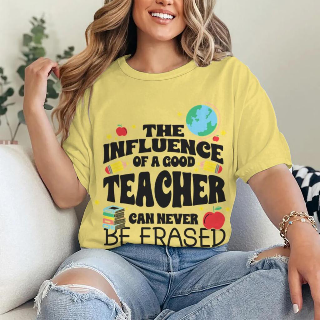 The Influence Of A Good Teacher Can Never Be Erased Tshirt Teacher Appreciation Graphic Tee Unisex Unisex Tops Back To School Gift