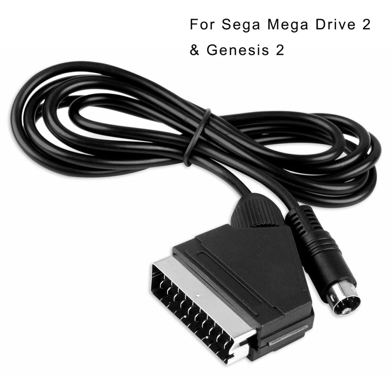 

RGB Кабель Scart для Sega Mega Drive 2 & Genesis 2 ТВ PAL Версия AV Sega Saturn Scart Кабель for Sega Mega Drive 2