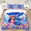 Lilo Stitch Fantasy Print 3Pcs Bedding Setduvet Cover With 2 Bedropillowcase Home Birthday Gift