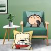 Funny And Quirky Party Animals Pillow Case Double-Sided Plush Sofa Cushion Covers Organic Breathable Invisible Zipper