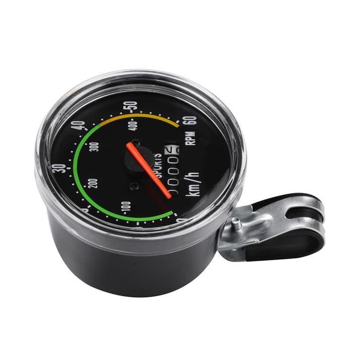 Compteur de vitesse mécanique pour vélo - MARQUE - Modèle - Noir - 26/27,5/28/29 pouces