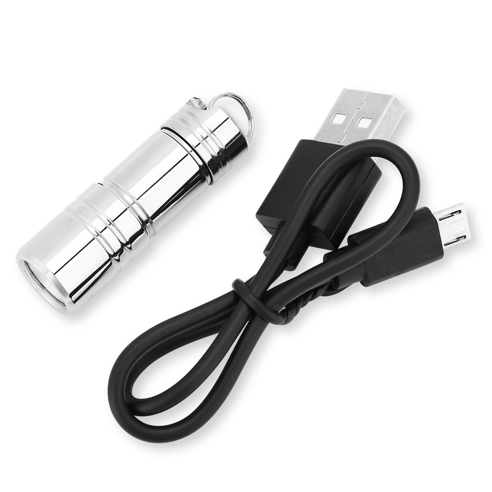 

Mini Portable 100lm LED Flashlight Outdoor Camping Cycling Torch Lamp with Ring