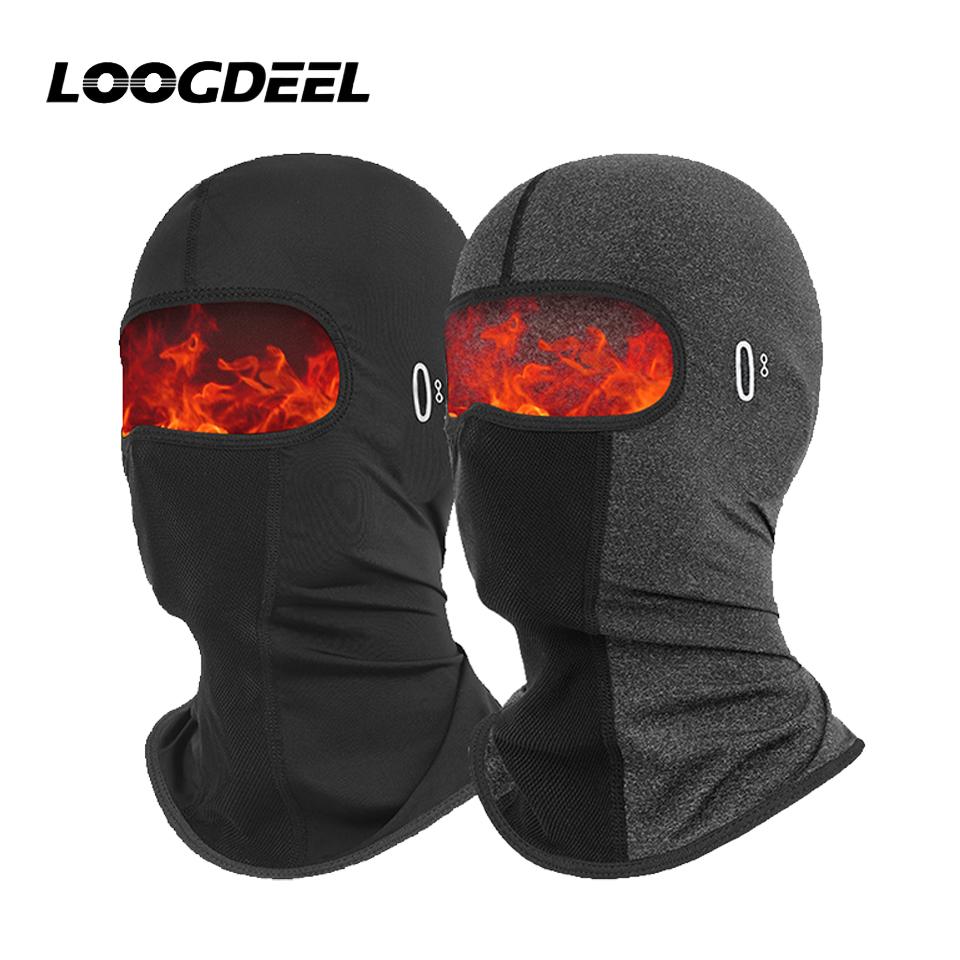 Loogdeel Balaclava Windproof Thermal Head Cover for Motorcycle Cycling Winter Outdoor Sports Warm Face Mask