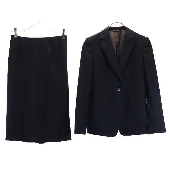 

UNITED ARROWS сделано в Японии Юбочный костюм Комплект 36 Черная серия Боковая молния Женский Б/у