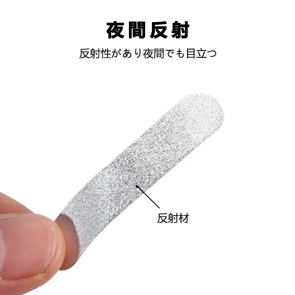 Reflective Sticker Reflective Tape Black Waterproof Night Security High Visibility