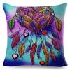 Fantasy Dream Catcher Series Decorative Pillowcase Bohemian watercolor cushion cover Sofa office seat cushion cover Home decor