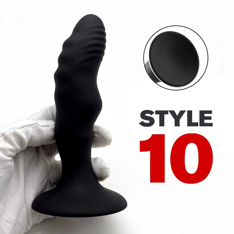Silicone Base of Suction Cup Anal Plug Big Butt Plug Anal Sex Toys Pleasure Anal Stimulation Beads Adult Erotic Sex Toy