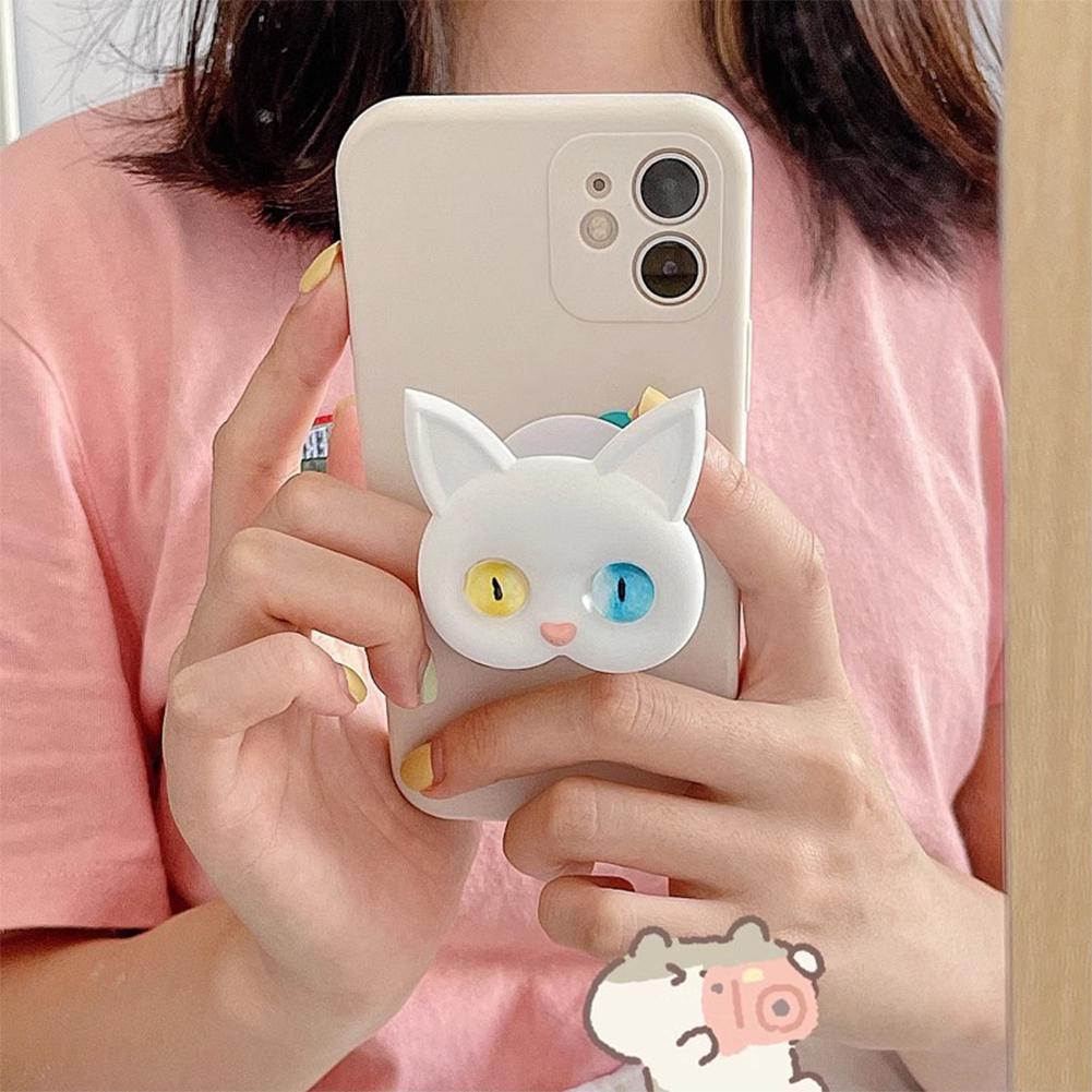 Air Sac Phone Holder Korean INS 3D Cat Cellphone Finger Ring Stand Mobile Phone Accessories for Iphone