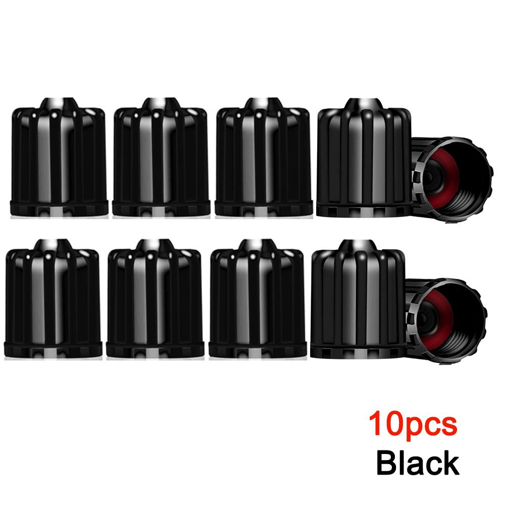 TPMS Tire Valve Caps with Rubber Seal Plastic Valve Dust Caps Covers for Car Motorbike Trucks Bike Bicycle Tyre Accessories Stem Caps1