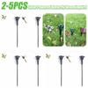 2-5PCS Solar Garden Butterfly Solar Flying Butterflies Garden Dancing Fluttering Butterfly Hummingbird Garden Yard Home Decor