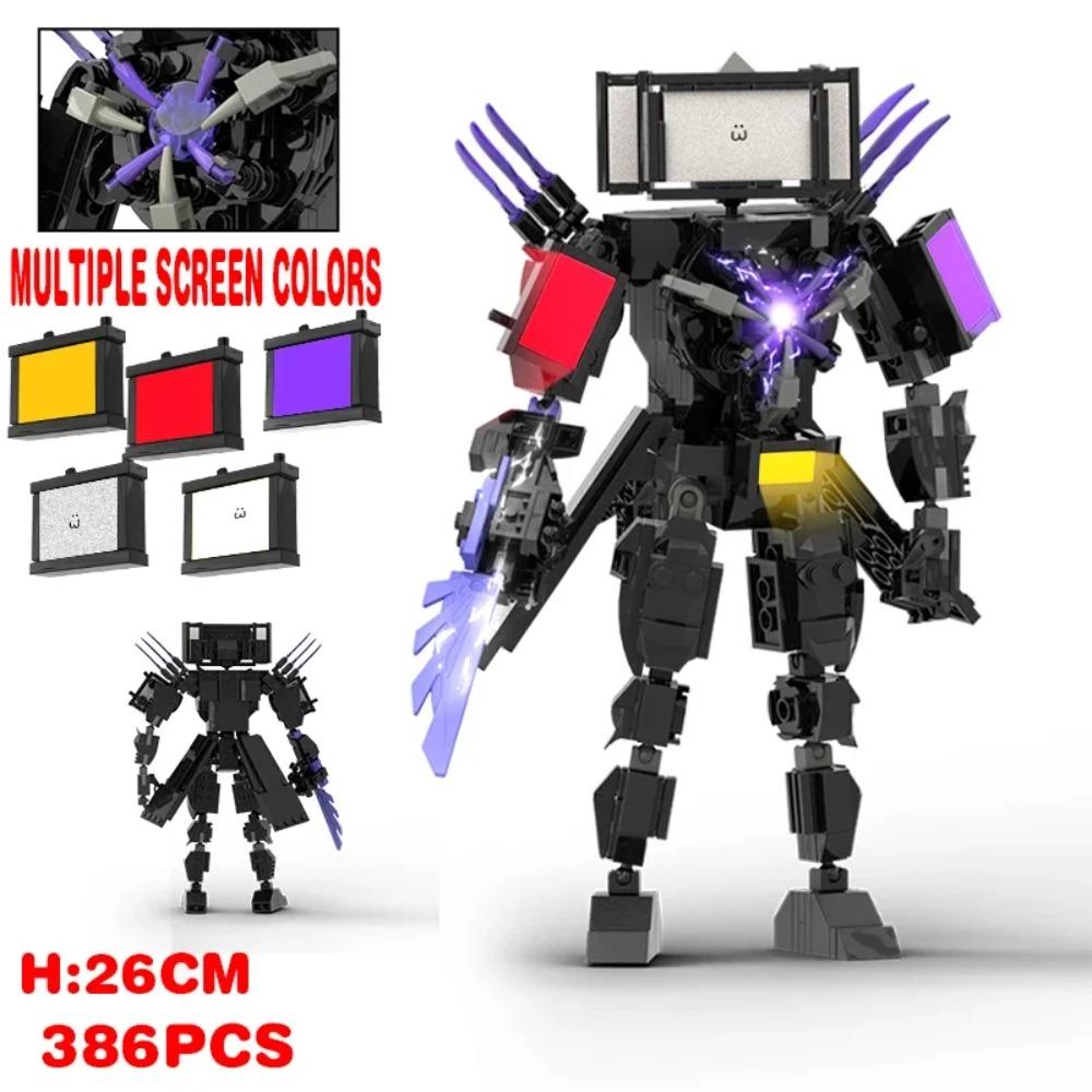 MOC Skibidi Toilet Building Blocks Set Titan Speakerman Cameraman Tvman Bricks DIY Model Toys For Kid New Year Birthday Gifts