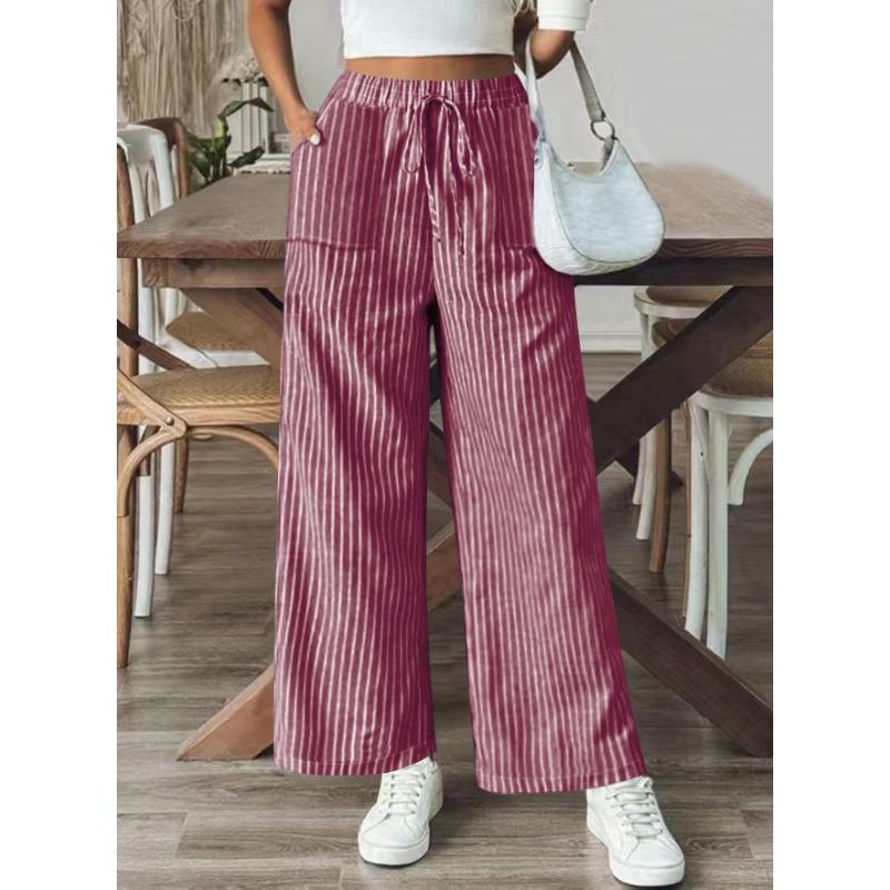 BITCED Pantaloni e capris con stampa tinta unita casual alla moda da donna