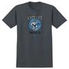 Krooked Skateboards T-Shirt Physical Ed Anthrazit