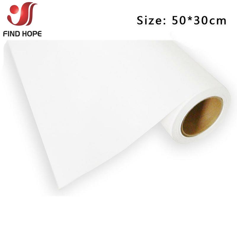 

Eco-solvent Inkjet Printing TPU Heat Transfer Vinyl HTV Iron On Coats Bag Fabric 50cm*30cm